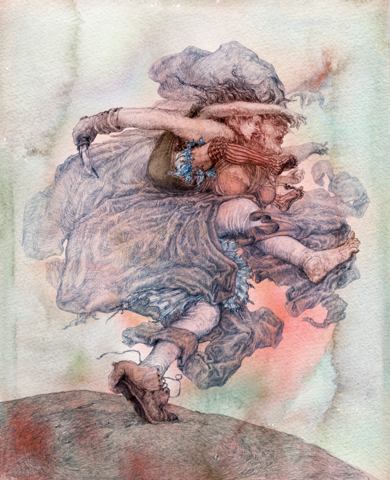 Matka tańczy — ilustracja baśni H. Ch. Andersena